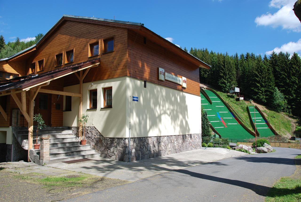 Rodinny "Hotel U Mustku" Desná Exterior foto